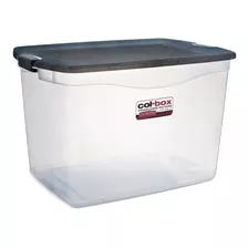 Caja Plástica 80 Lts Apilable Organizadora - Colombraro