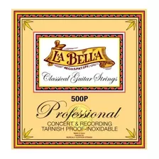 Encordado La Bella 500p Professional Concert & Recording