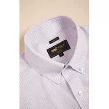 Camisa Algodón Hombre Wf Pb Lavanda Rockford