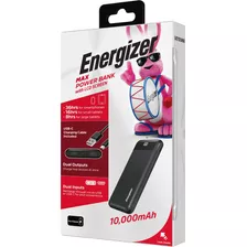 Powerbank Cargador Portatil Usb Energizer10000mah Precargado