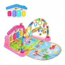 Gimnasio Piano Tapete Sonajero Musical Boogy Para Bebe Rosa