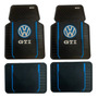 Kit Tapetes 4 Pzas Logo Gti Azul Vw Lupo Comfortline 2005