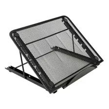 Suporte Para Notebook Em Mesh Apoio Para Note Aço Cor Preto