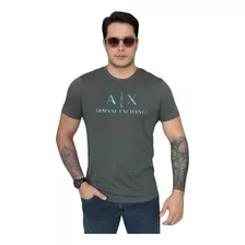 Camiseta Armani Exchange Regular Logo Ax Masculino