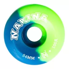 Roda Narina Rajada Verde/azul 54mm