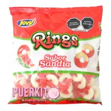 Gomitas Rings Sabor Sandía 1kg Jovy