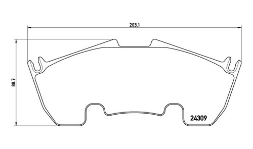 Brembo Balatas Mercedes-benz Slr Mclaren Base 2005-2009 Del Foto 2