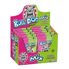 Pastillas Acidas Bulldog Mix Caja X12 Unid. Sandia Manzana