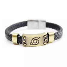 Pulsera Cuero Sintético De Naruto 