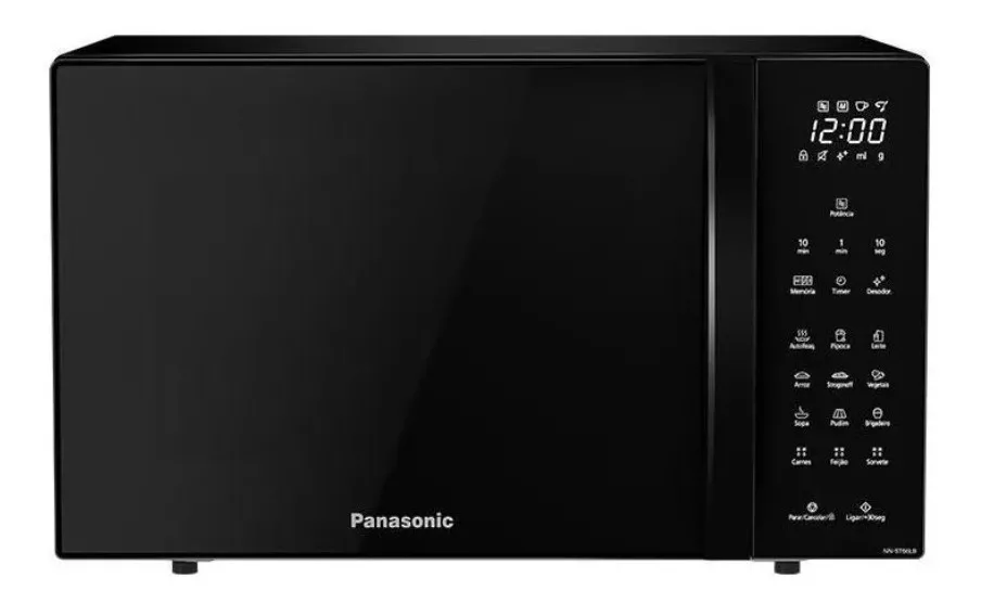 Micro-ondas Panasonic Nn-st66lbru   Preto-fosco 32l 127v