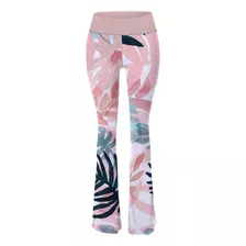 Pantalón Largo Para Mujer Legging De Yoga Fitness Acampanado