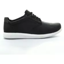 Zapato Hombre Cordones Cuero P.u. Base De Goma Muy Comodos