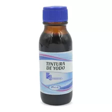 Tintura De Yodo 12 Unidades 25 Ml.