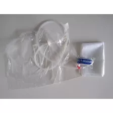 Bag+adaptador+mangueira Silicone 4mm Garrote P/ozonioterapia