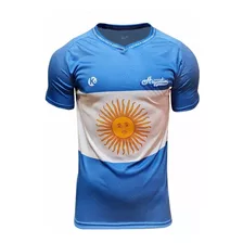 Camiseta Futbol Kapho Bandera Argentina Adultos