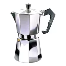 Cafetera Volturno 6 Pocillos Classica Aluminio Italiana