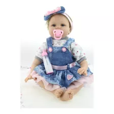 Bebé Reborn Muñeca Silicon Suave 55cm Osito Realista 211205