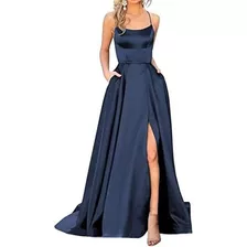 Elegante Fiesta Nocturna Para Mujer Con Vestido De Tirantes