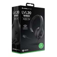 Audifonos Xbox One Pdp Gaming Lvl30 Wired Microfono Color Negro