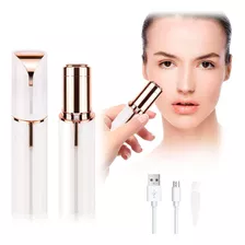 Depiladora Facial Removedor De Vello Sindolor Recargable Usb Color Blanco