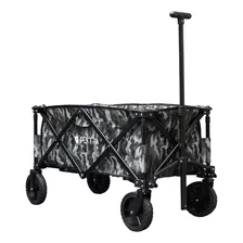 Carro Plegable Portatil Pektra 80kg De Acero Reforzado Playa