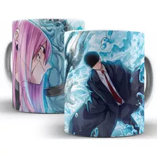 Caneca Magic And Muscles Anime 325 Ml De Porcelana