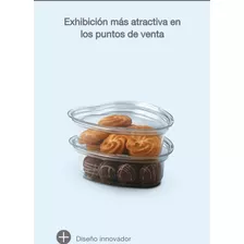 Envase En Forma De Corazón Con Tapa Para Postres 50 Unds