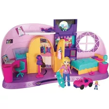 Playset Polly Pocket Quarto Transformável Da Polly 36cm