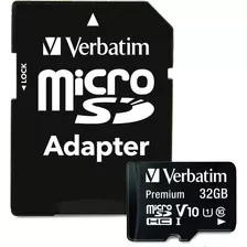 Tarjeta Micro Sdhc Verbatim Card 32gb Class 10 