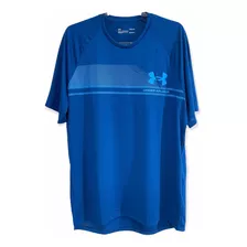 Camiseta Esportiva Masculina Under Armour Azul - Tamanho G