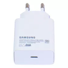 Carregador Samsung Ep-ta865 Tipo C De Parede Carregamento Super Rápida Branco