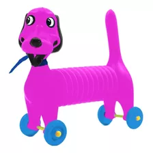 Brinquedo Didático Cachorro Sapeca Movimento Sanfona Com Som