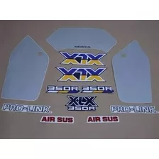 Kit Adesivos Honda Xlx 350 1990 Azul - Lb00327