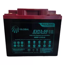 Bateria Selada Global Ev12-50 Ciclo Profundo 12v 50ah Scoter