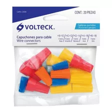 Volteck Conectores Conicos Para Cable Surtidos 20 Un.