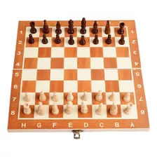 Ajedrez Grande Madera 40x40cm Juego 3en1 Etm9