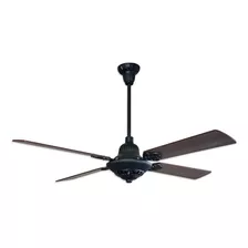 Ventilador De Techo Aluminio Negro Fundición Palas Madera F Cantidad De Aspas 4 Aspas Cedro / Wengue Diámetro 120 Frecuencia 50hz