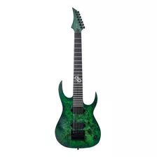 Guitarra Eléctrica Solar S1.7 Lime Burst Matte Con Hardcase