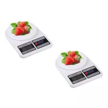 Pack X2 Balanza Pesa Digital Gramera Para Cocina Hasta 10 Kg