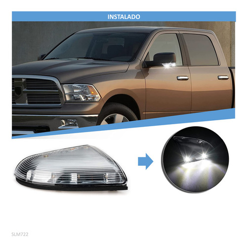 Luz Seal Espejo Exterior Dodge Ram 1500 2014 Foto 6