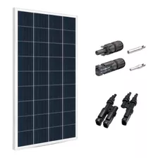Kit Painel Placa Energia Solar 155w Conectores Mc4 E Mc4 Y