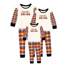 Kit Pijamas Inverno Quentinho 3 Peças Xadrez Família Unida 