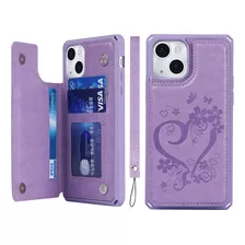 Funda Icovercase Para iPhone 13-púrpura