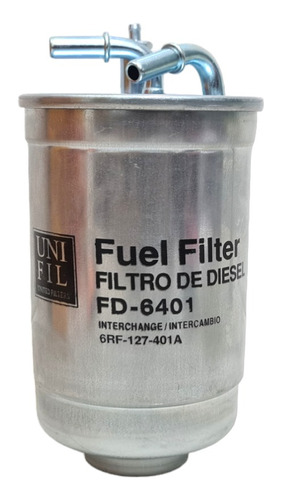 Filtro Diesel Vento Tdi 1.4/1.5 Unifil  Fd-6401 6rf127401a Foto 2