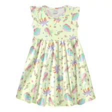 Vestido Alakazoo Casual Estampado De Niña Mvd Sport