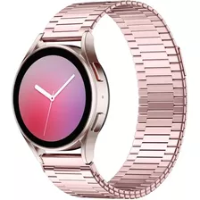 Malla De Metal Para Samsung Watch 6 Classic 43mm 47mm Rosa