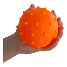 Bola Pet Brinquedo Cachorro Bolinha Anti Stress Dog Cor Cravo 100mm Laranja