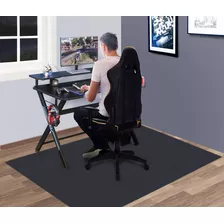 Tapete Grande Protetor Piso Extend Cadeira 1,50m Setup Gamer