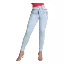 Jeans Dama Seven Super Skinny Cintura Alta 9507azcl