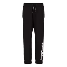 Calça Masculina Moletom Armani Exchange Logo Distorcido + Nf